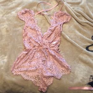 Sugar thrillz lingerie romper!